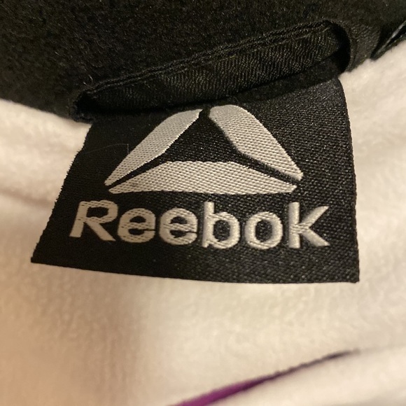 𝅺REEBOK zip-up, color-block windbreaker, size L (women’s) - Picture 11 of 13